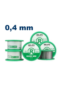 Obrázok pre Relife RL-440 – Kvalitný spájkovací cín s tavidlom (0,4 mm / 20 g)