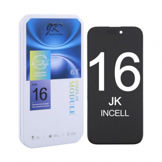 Obrázok pre Apple iPhone 16 - LCD Displej + Dotykové Sklo + Rám In-Cell JK FHD