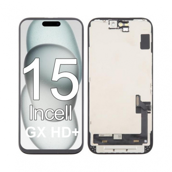 Obrázok pre Apple iPhone 15 - LCD Displej + Dotykové Sklo + Rám In-Cell GX HD+