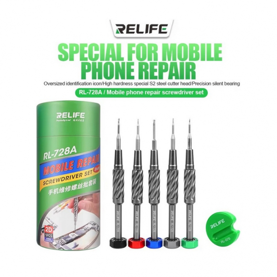 Obrázok pre Relife RL-728A – Profesionálna sada presných skrutkovačov (5 ks)
